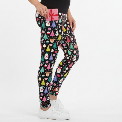 Merry Little Christmas Deluxe Pocket Leggings
