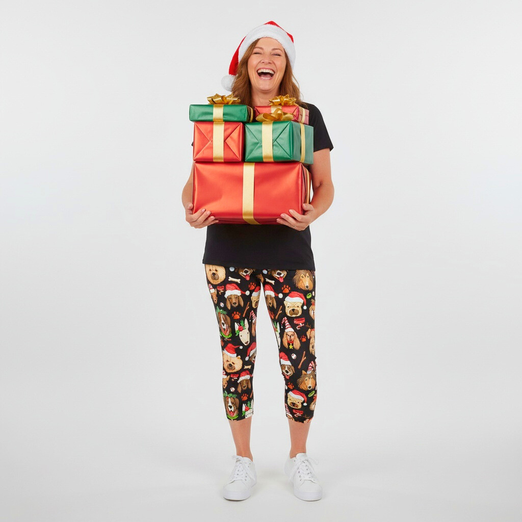 Santa Paws Deluxe Pocket Capri