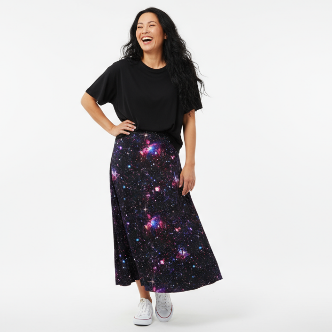 Cosmic Queen Maxi Skirt
