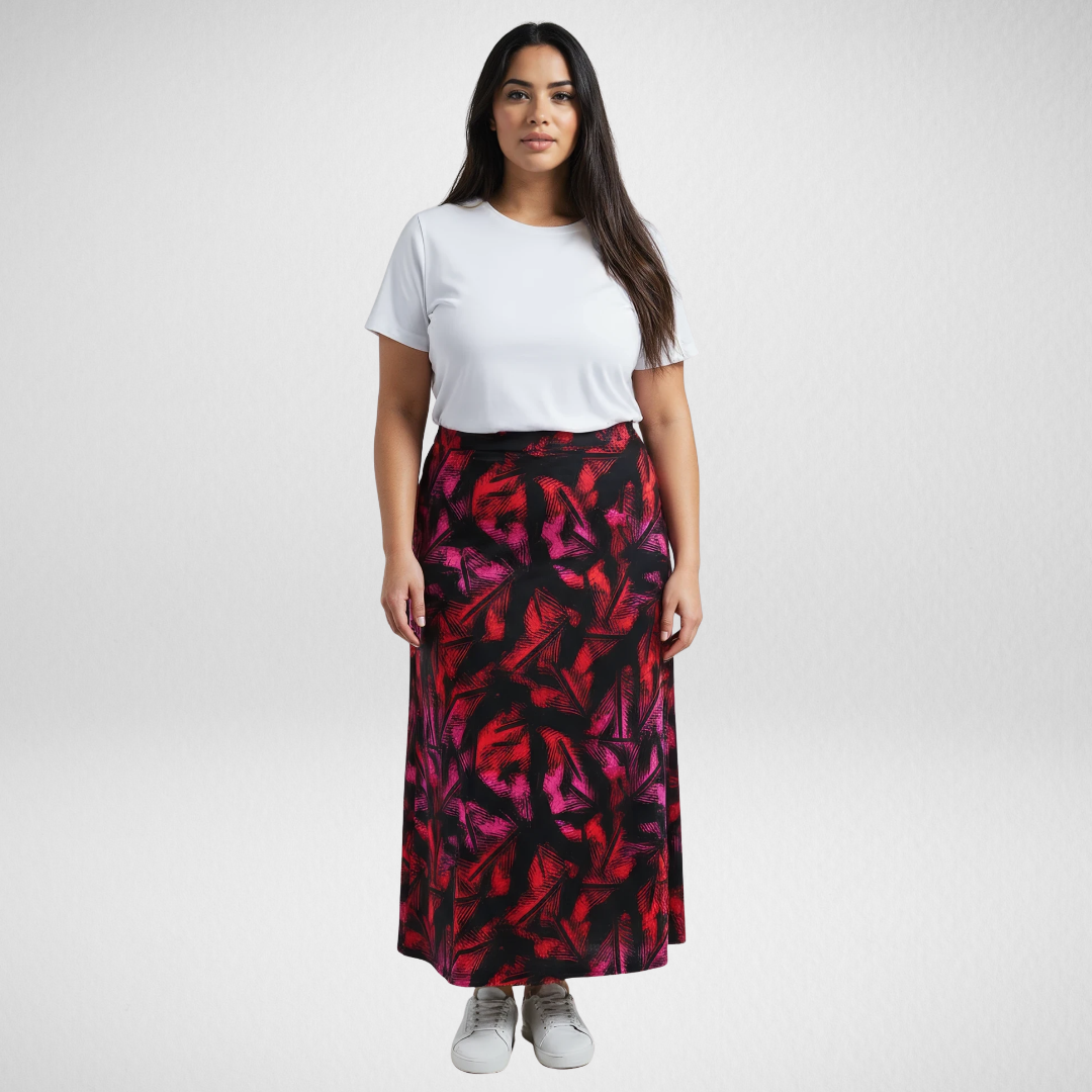 Wild Flame Maxi Skirt