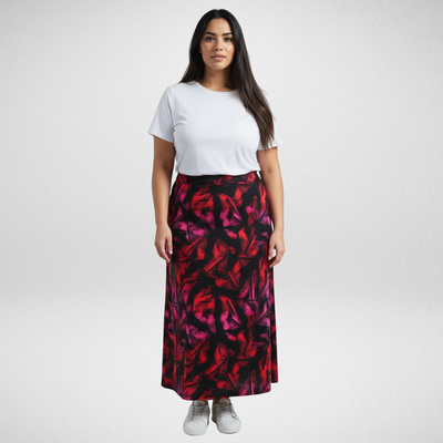 Wild Flame Maxi Skirt