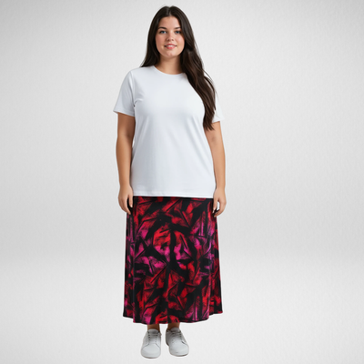 Wild Flame Maxi Skirt