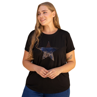 Star Sequin Tee