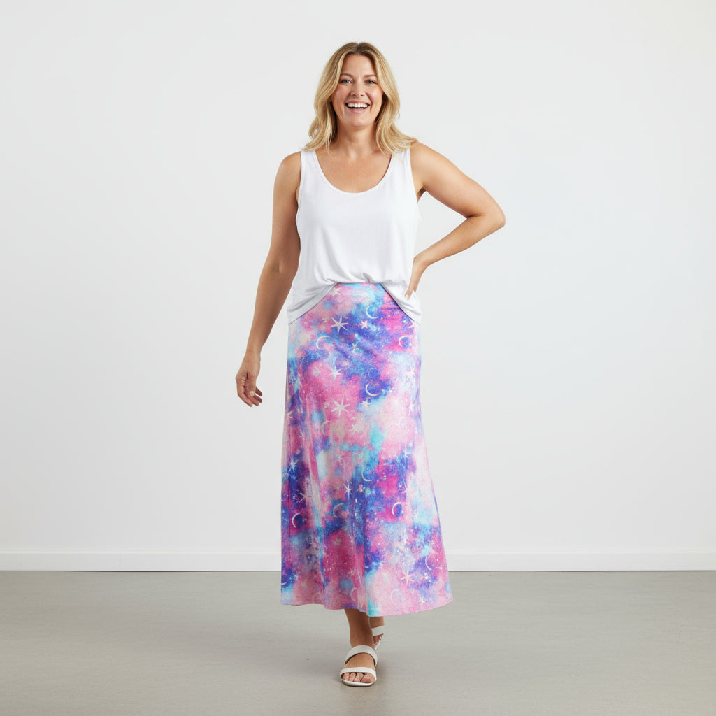 Dreamy Galaxy Maxi Skirt