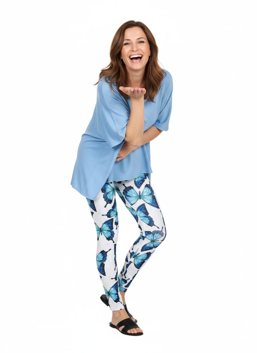 Butterfly Blue Ultimate Leggings