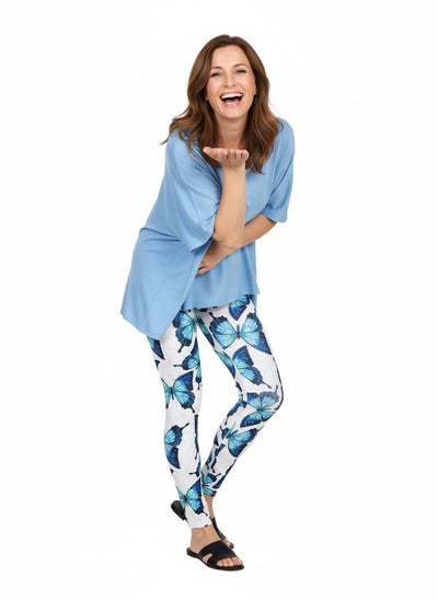 Butterfly Blue Ultimate Leggings