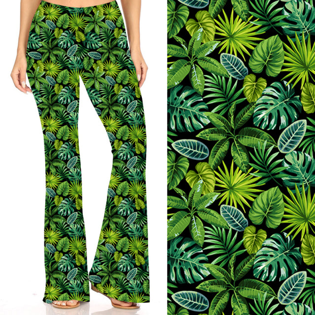 Exotic Palms Deluxe Bell Bottoms