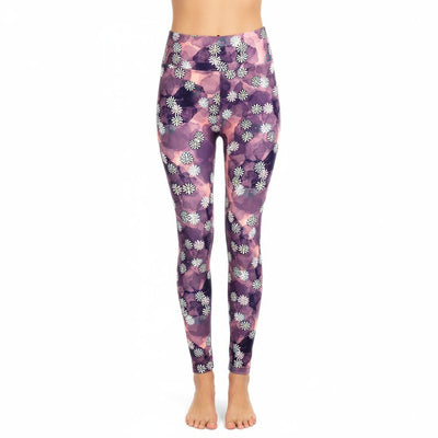 Purple Daisy Chain Ultimate Leggings