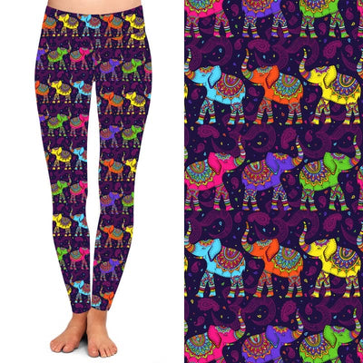 Majestic March Elephant Deluxe Leggings