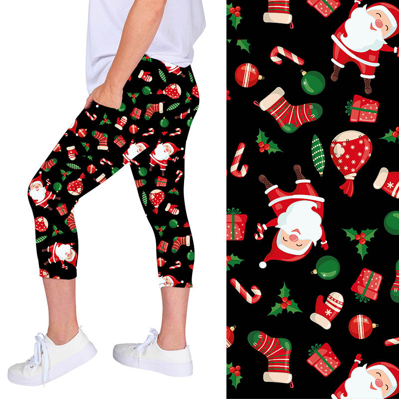 Jolly Santa Deluxe Pocket Capri