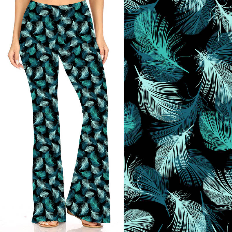 Falling Feathers Deluxe Bell Bottoms