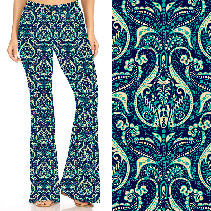 Ornate Paisley Deluxe Bell Bottoms
