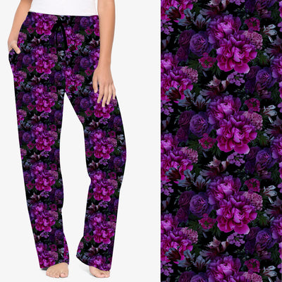 Purple Petals Lounge Pants