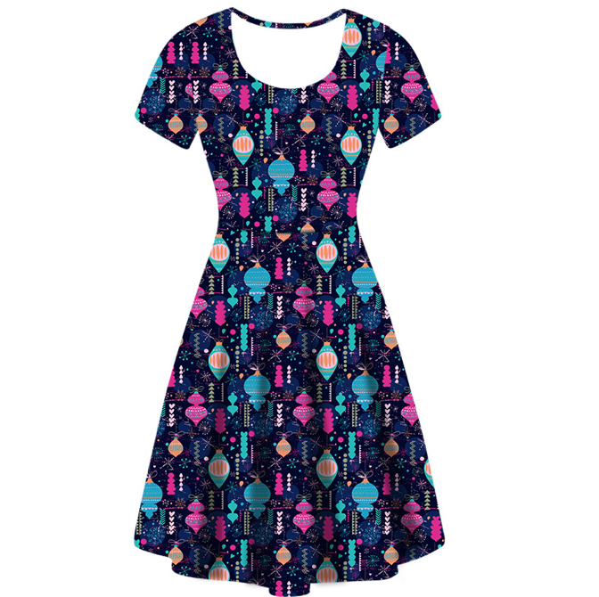 Trim The Tree Deluxe Pocket Dress