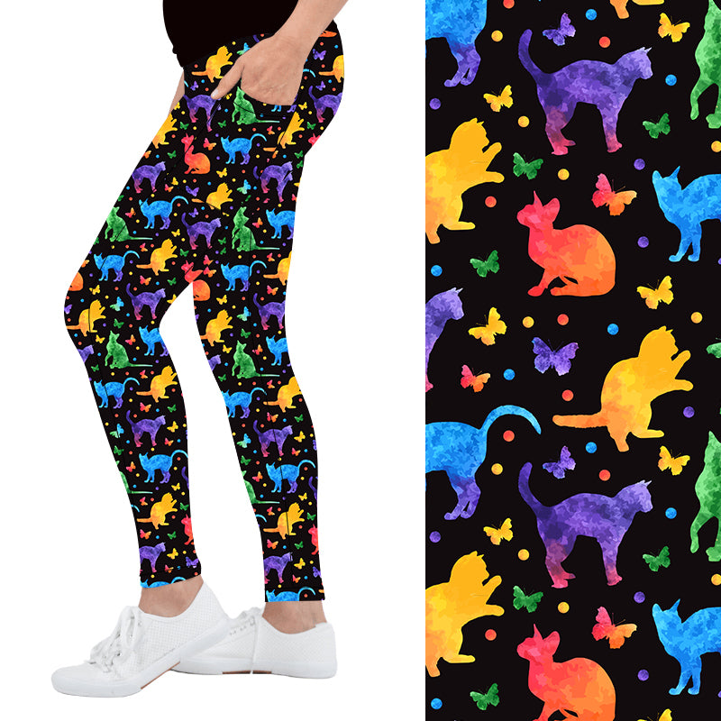 Clutter of Cats Deluxe Pocket Leggings - natopia