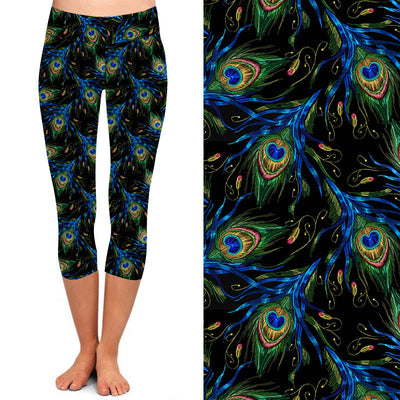 Shake Your Peacock Feather Deluxe Capri