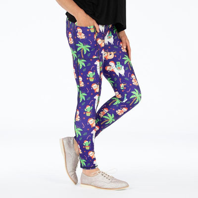 Happy Holiday Deluxe Pocket Leggings - natopia