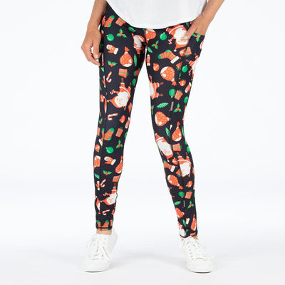 Jolly Santa Deluxe Pocket Leggings - natopia