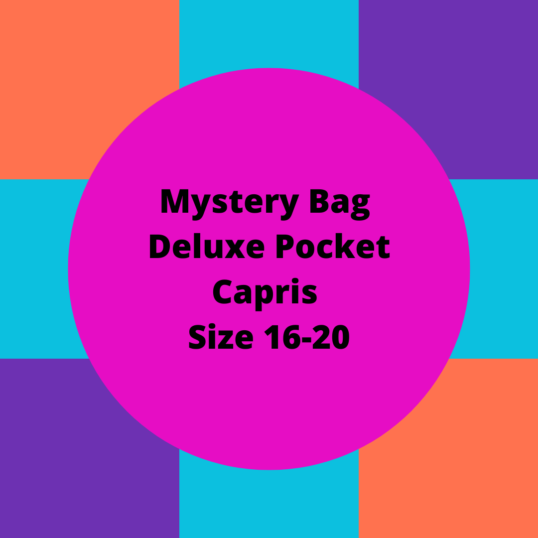 Mystery Bag Deluxe Pocket Capris Size 16-20