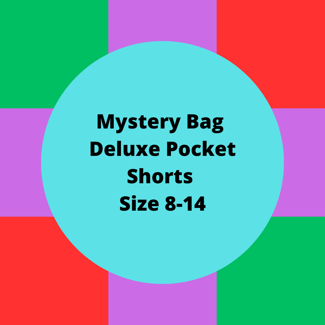 Mystery Bag Deluxe Pocket Shorts Size 8-14