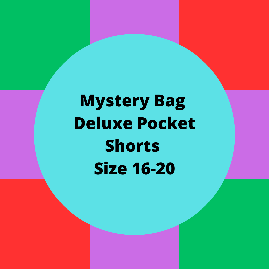 Mystery Bag Deluxe Pocket Shorts Size 16-20