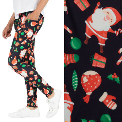 Jolly Santa Deluxe Pocket Leggings - natopia