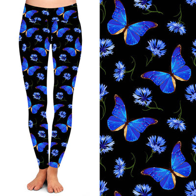 Butterfly in the Night Deluxe Leggings - natopia